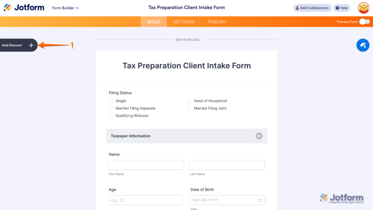 How to Add and Set Up the Progress Bar Widget on Your Form