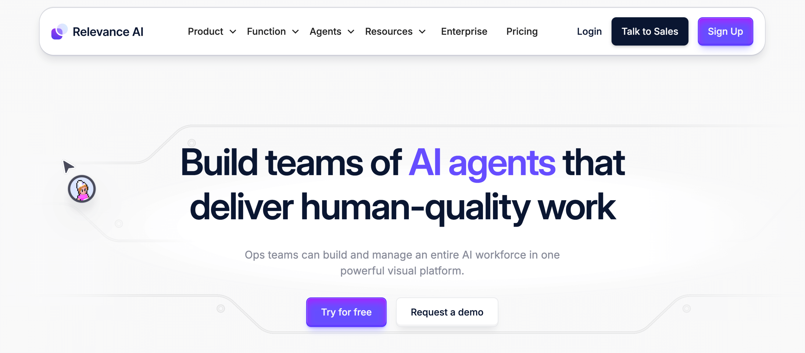 Screenshot of Relevance