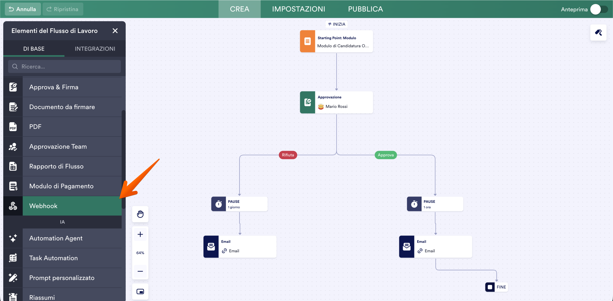 Nuovi aggiornamenti basati sul controllo per i flussi di lavoro Jotform Image-9