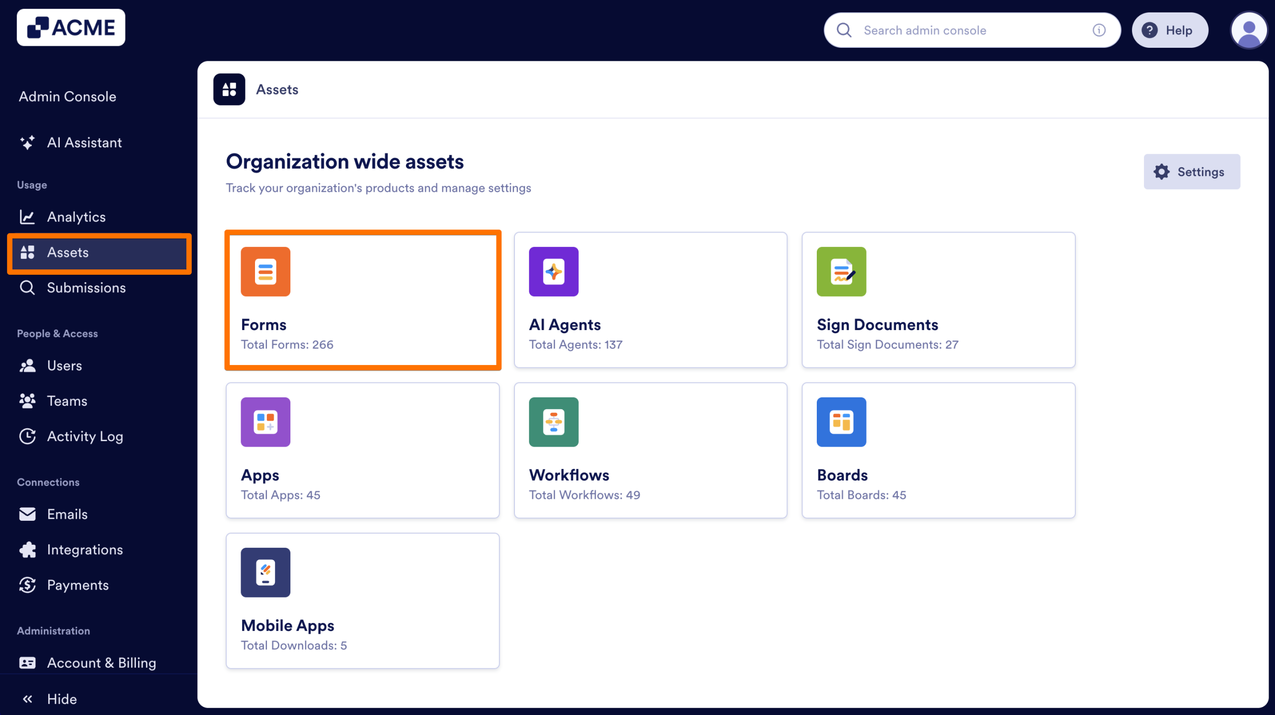 How to Show or Hide Form Fields Organization-Wide from the Admin Console Image-1