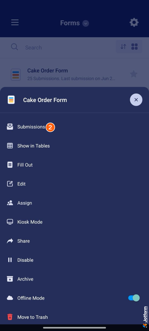 So ändern Sie die Übermittlungsüberschriften in Jotform Mobile-Formularen Image-2