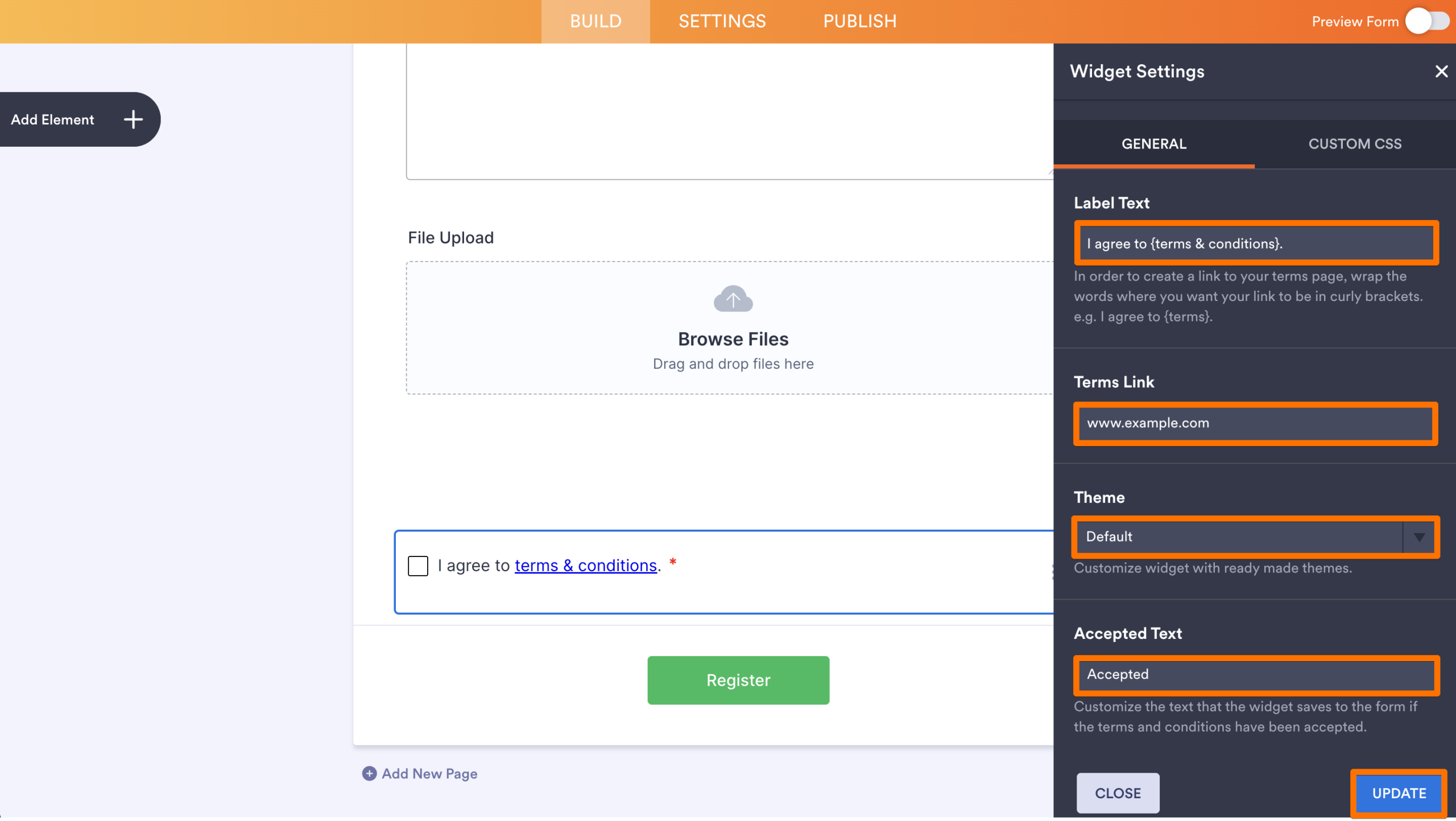 How to Add a License Agreement to Your Form Image-3