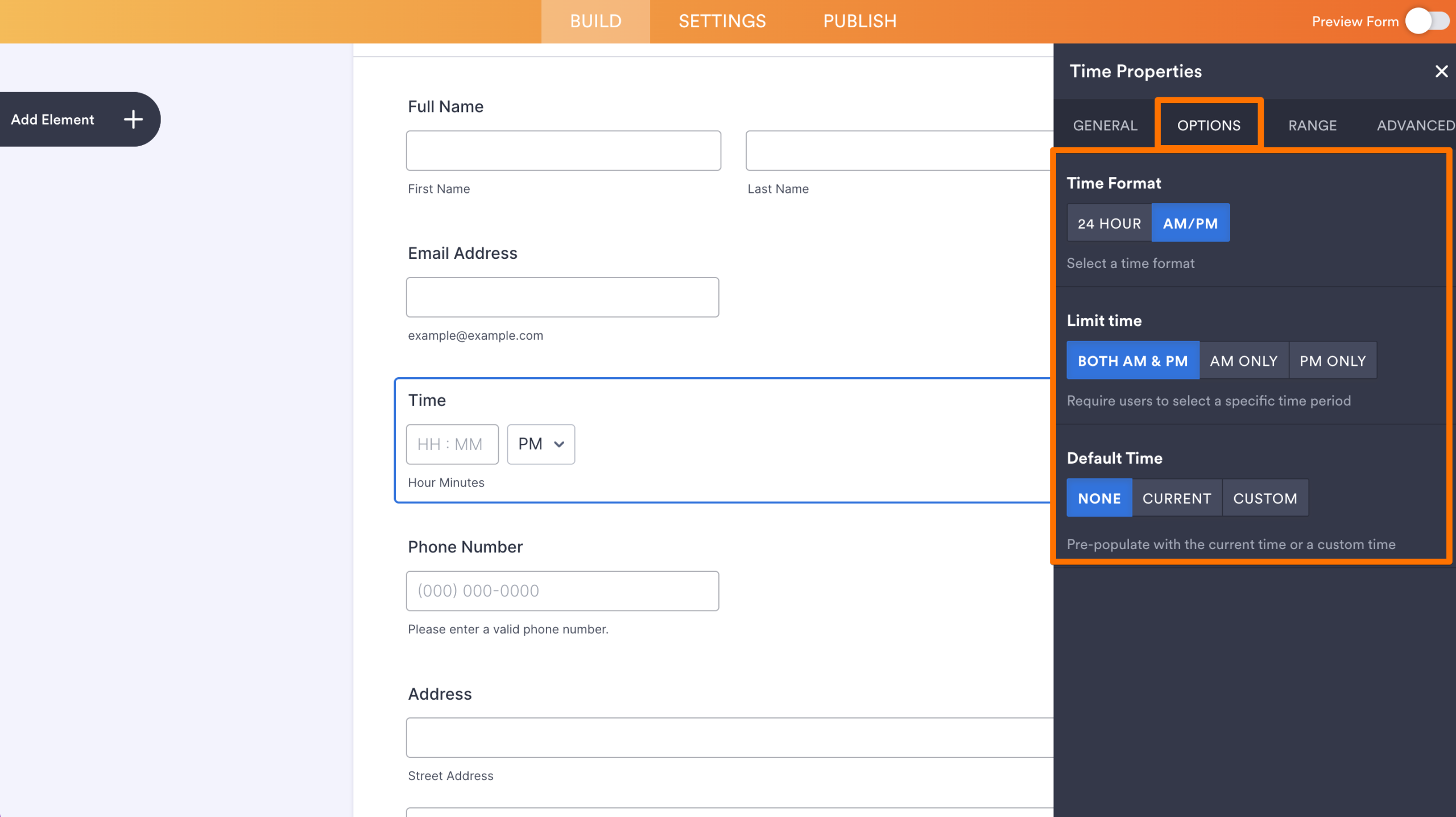 How to Add Time Field to a Form Image-5