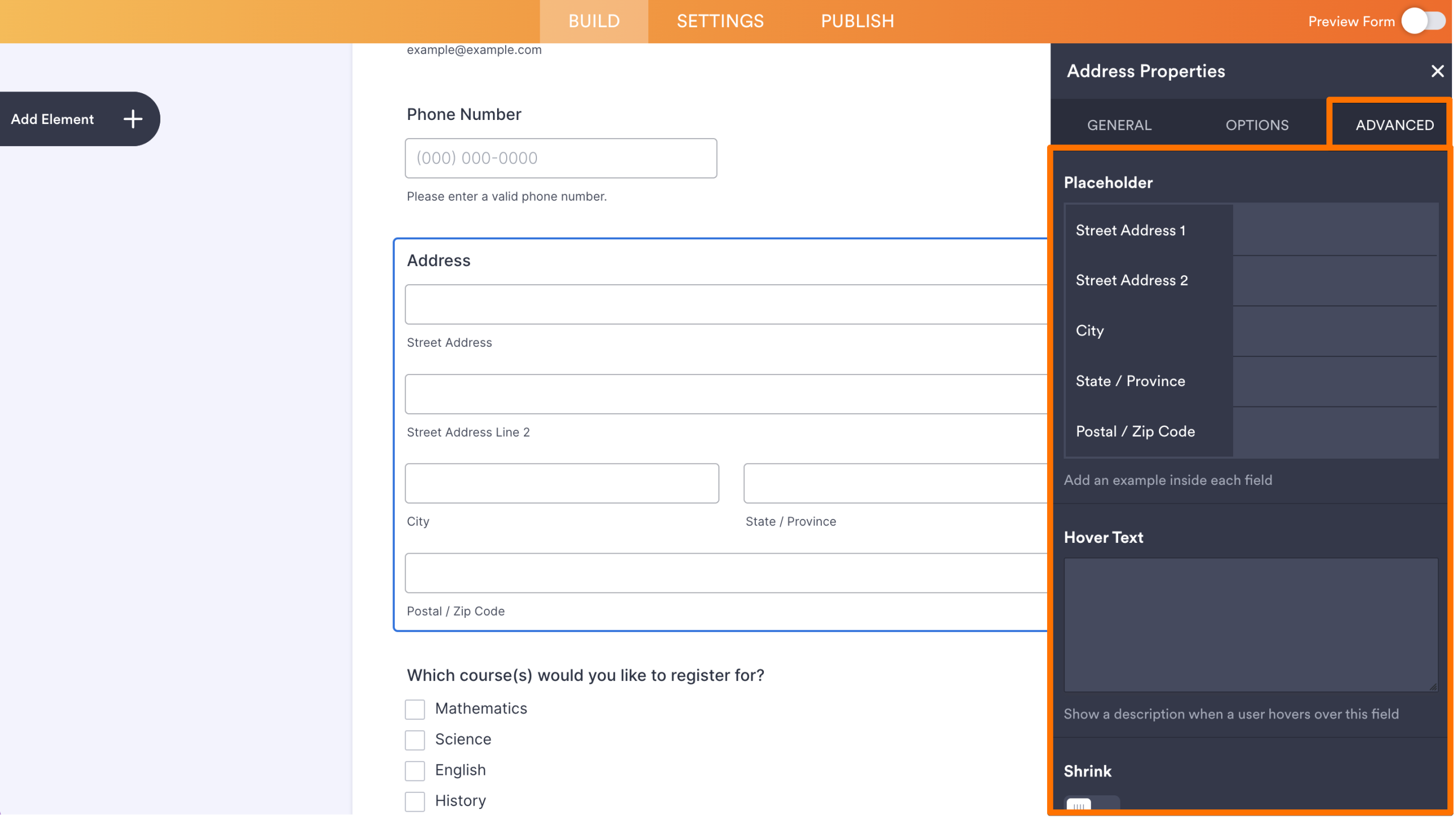 How To Add and Set up the Address Field Image-4