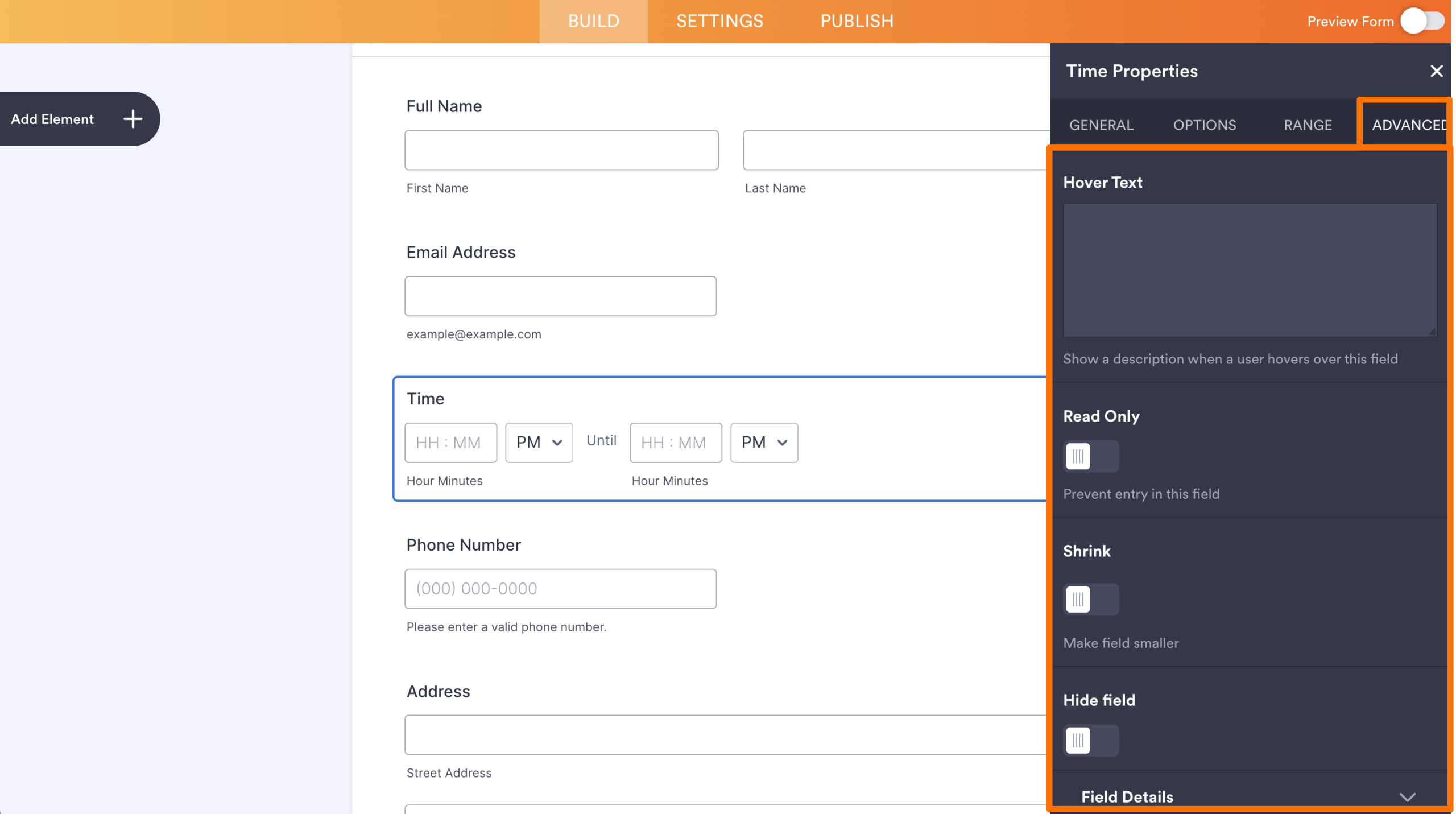 How to Add Time Field to a Form Image-7
