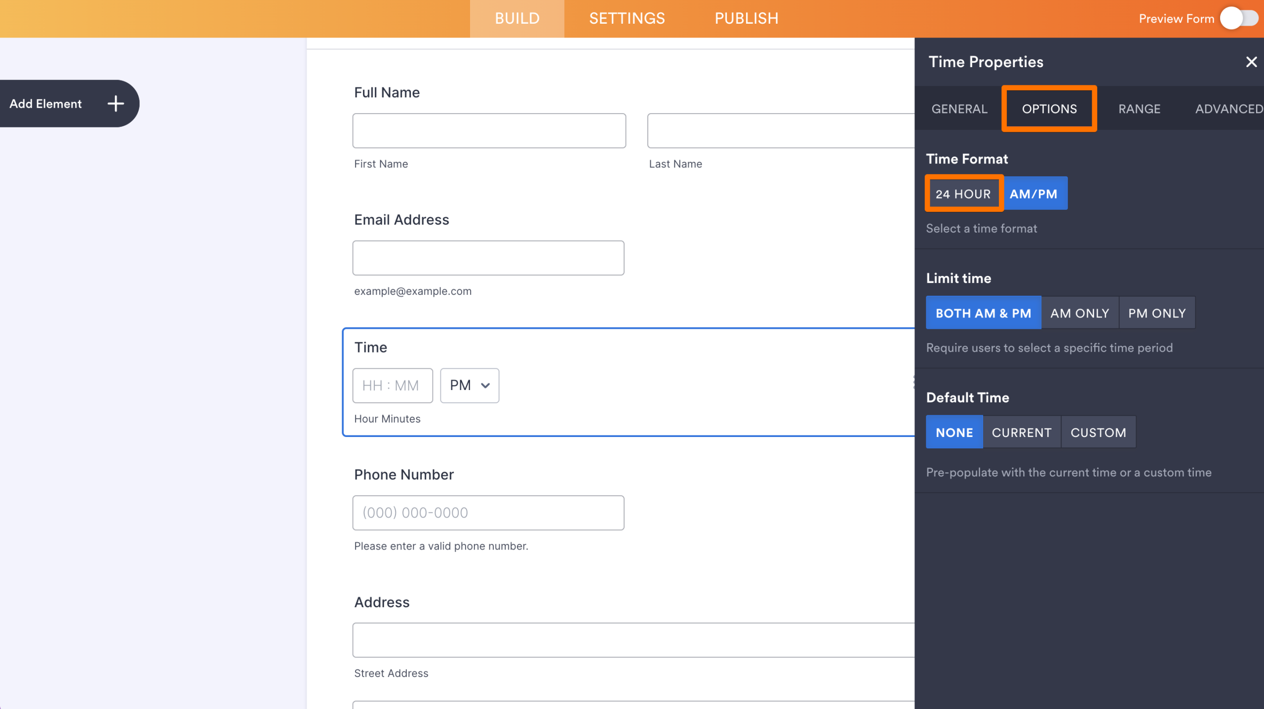 How to Add Time Field to a Form Image-9