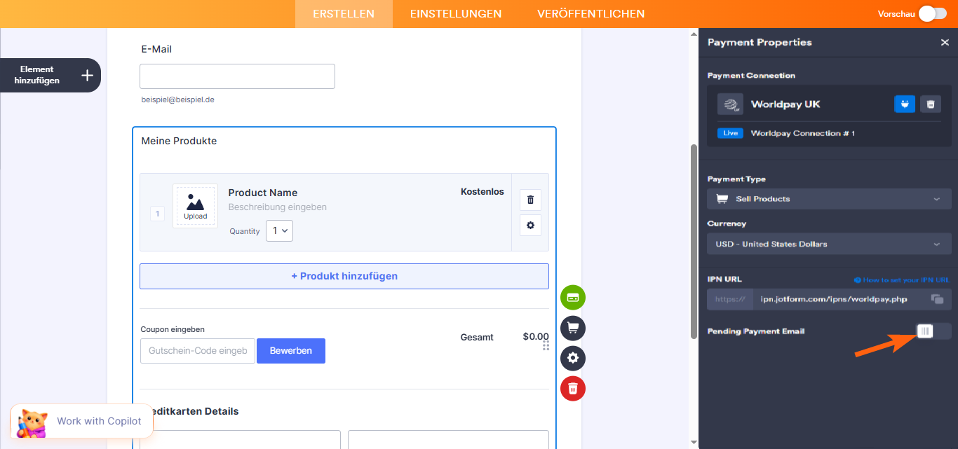 So integrieren Sie Ihr Formula in Worldpay UK Image-16
