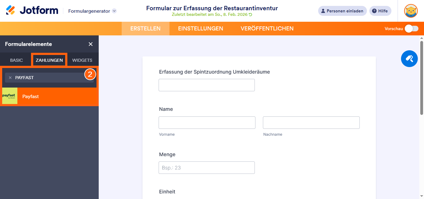 So integrieren Sie Ihr Formular in Payfast Image-2