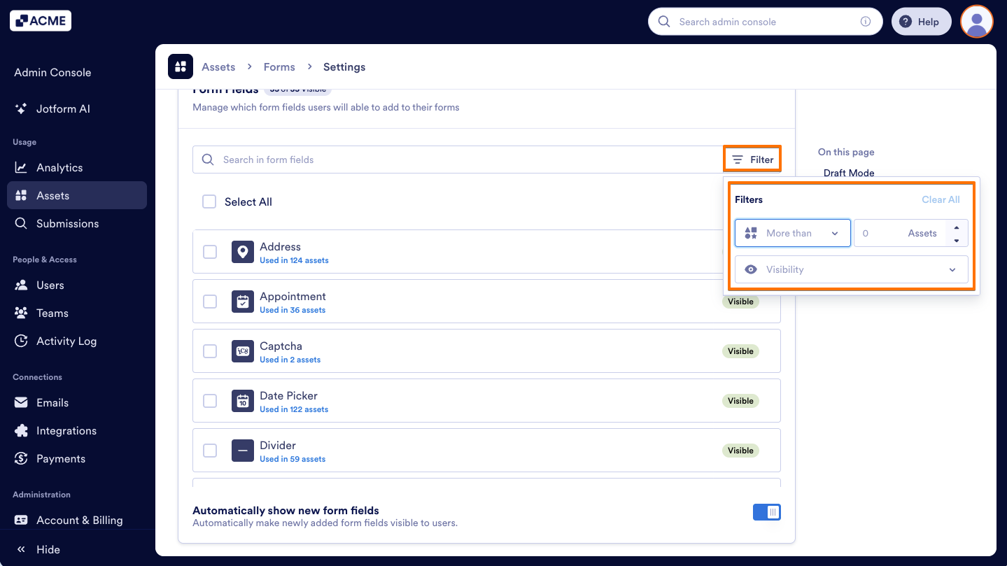How to Show or Hide Form Fields Organization-Wide from the Admin Console Image-6