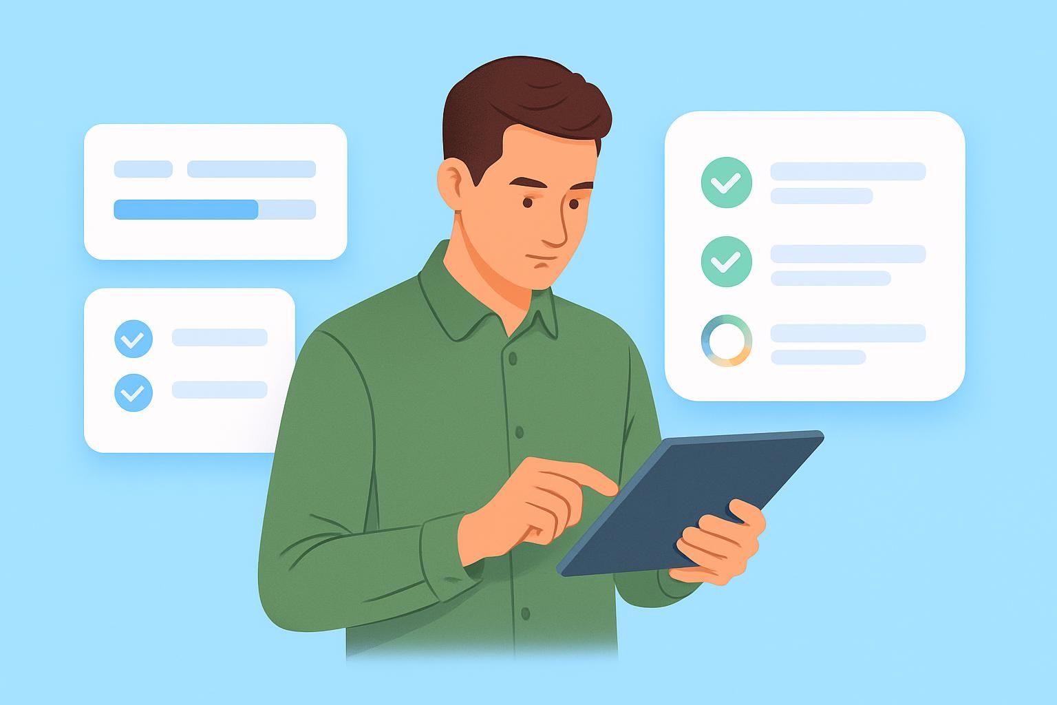 A customer talking to e-commerce chatbot while shopping online.