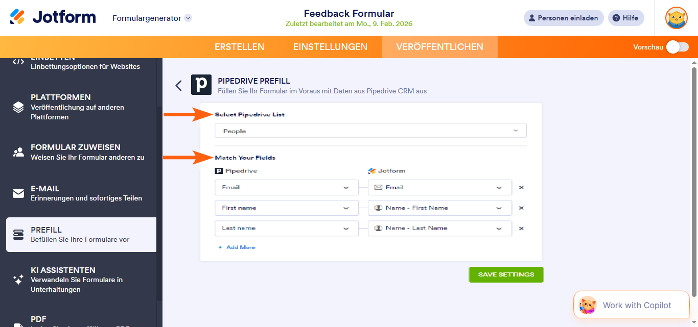 So füllen Sie ein Formula mit den Daten von Pipedrive vorab aus Image-3