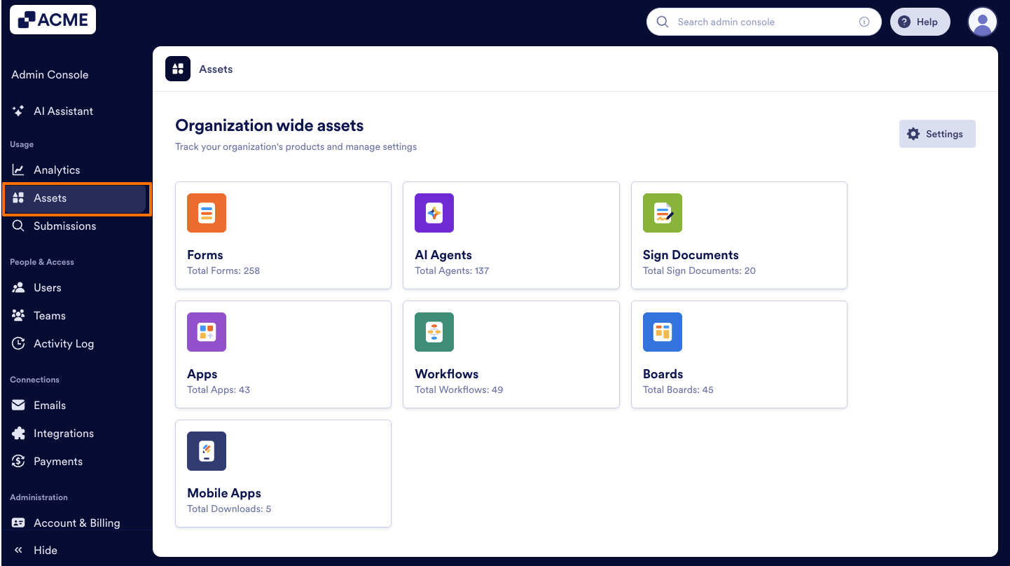 How to Archive or Unarchive Forms in Your Organization from the Admin Console Image-1