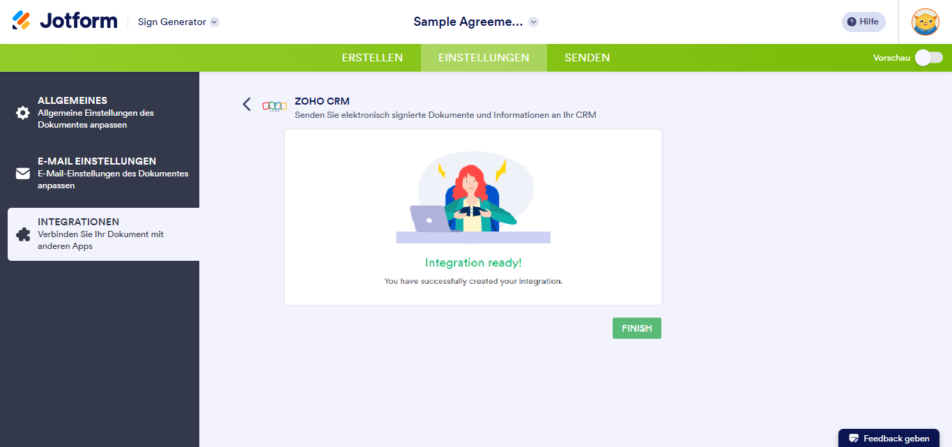 Wie Sie Jotform Sign mit Zoho CRM integrieren Image-6