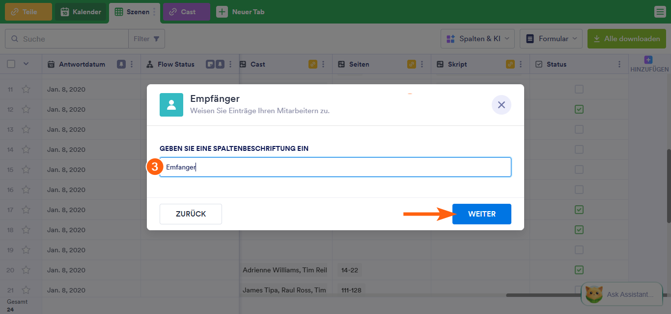 So weisen Sie Einträge in Jotform Tabellen Mitarbeitern zu Image-3