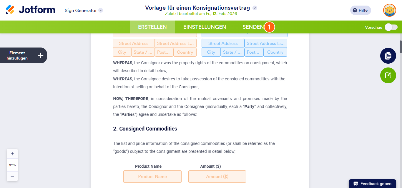 So fügen Sie einen CC-Empfänger in Jotform Sign hinzu Image-1