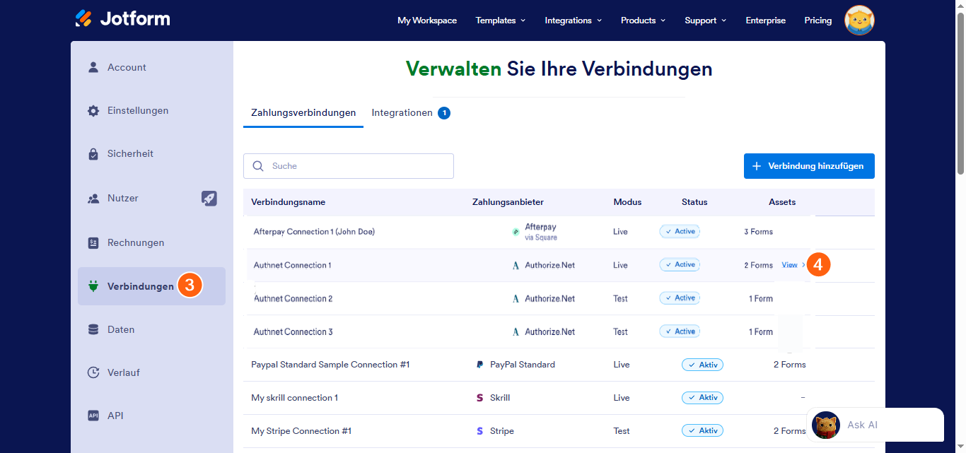 So fügen Sie wiederverwendbare Zahlungsverbindungen hinzu und verwalten sie Image-7