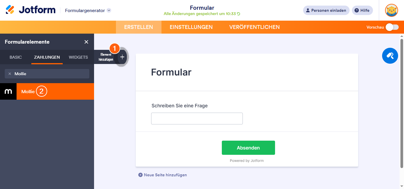 So integrieren Sie Mollie mit Jotform Image-1