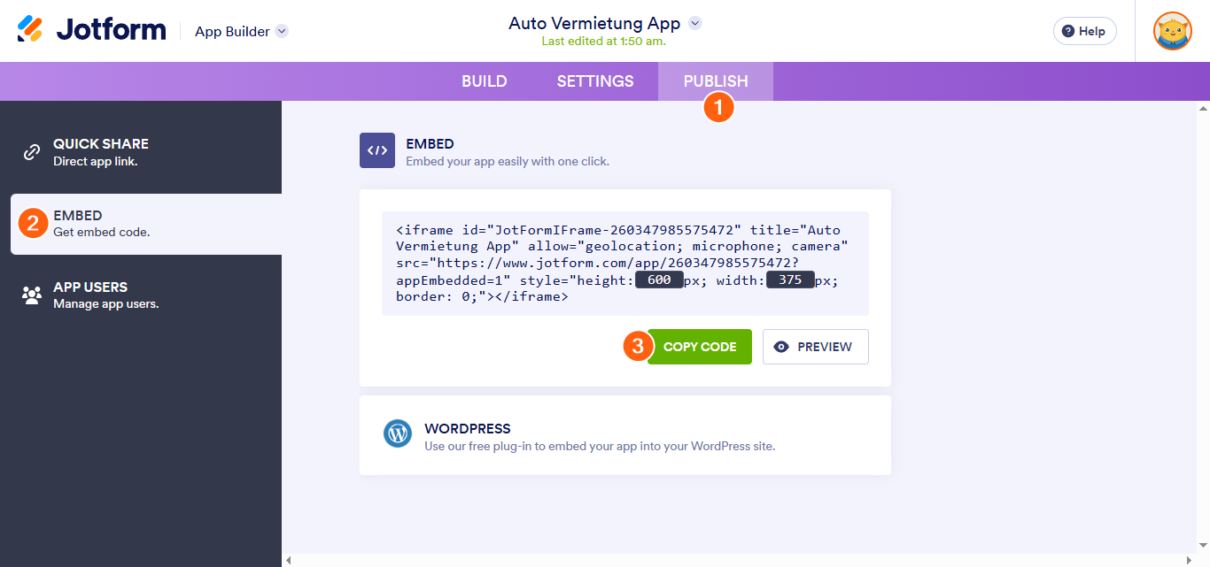 So betten Sie den Store in eine Website ein Image-1