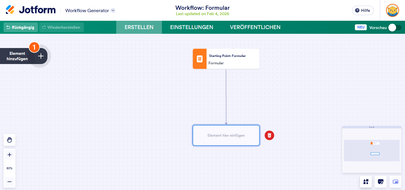 So richten Sie das PDF-Element in Jotform Workflows ein Image-1