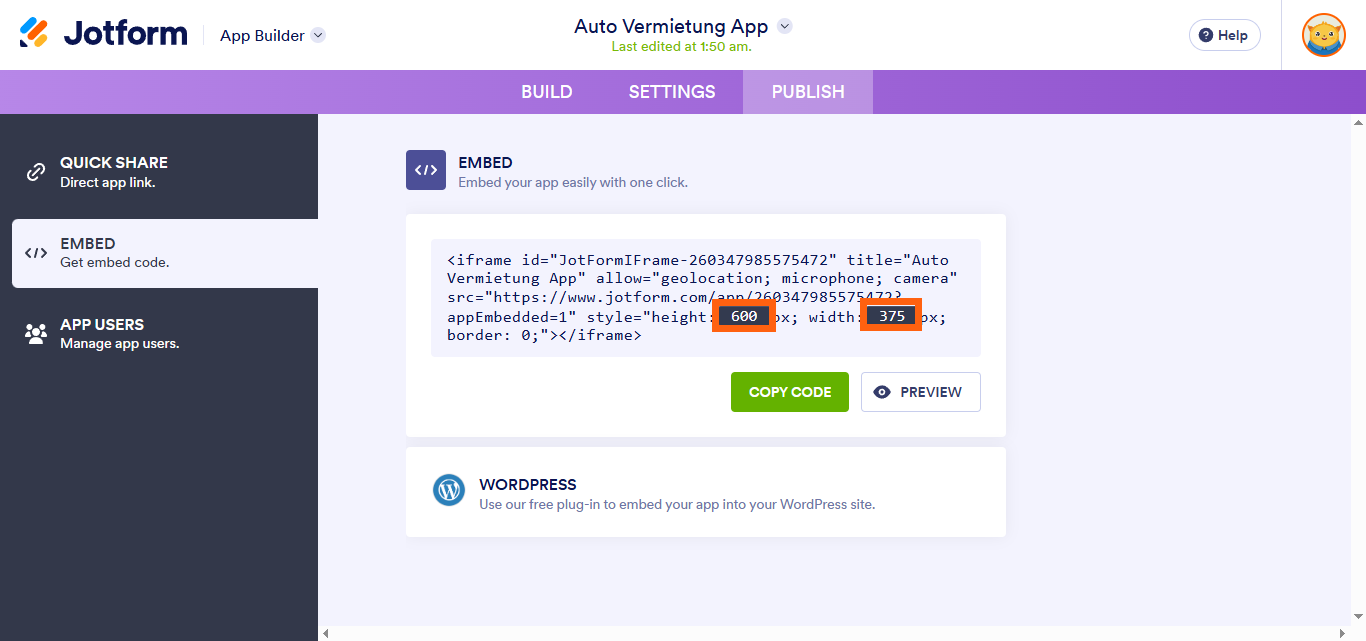 So betten Sie den Store in eine Website ein Image-2