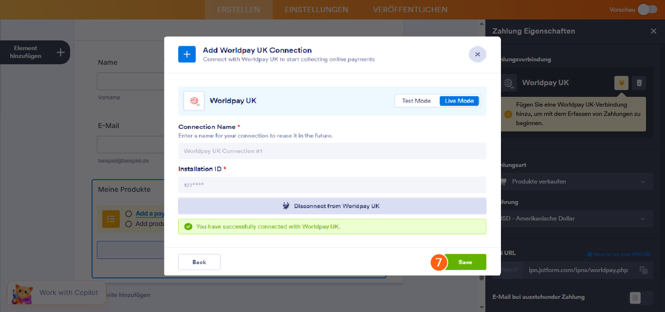 So integrieren Sie Ihr Formula in Worldpay UK Image-11