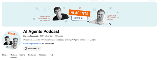 The 15 Best AI Podcasts in 2026 (Ranked & Categorized) | Jotform Blog