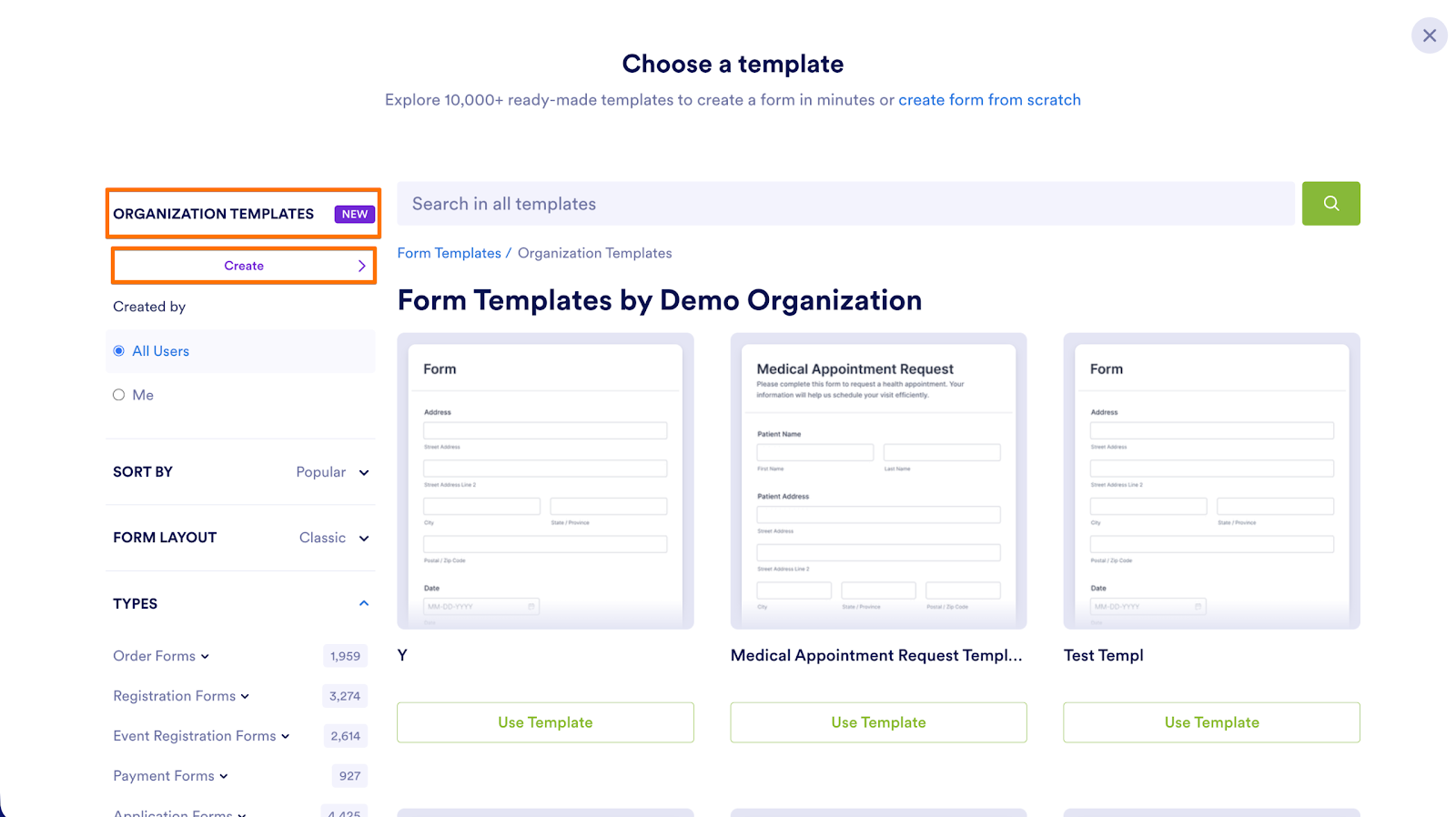 How to Generate New AI-Powered Form Templates to Your Organization's Templates List Image-2