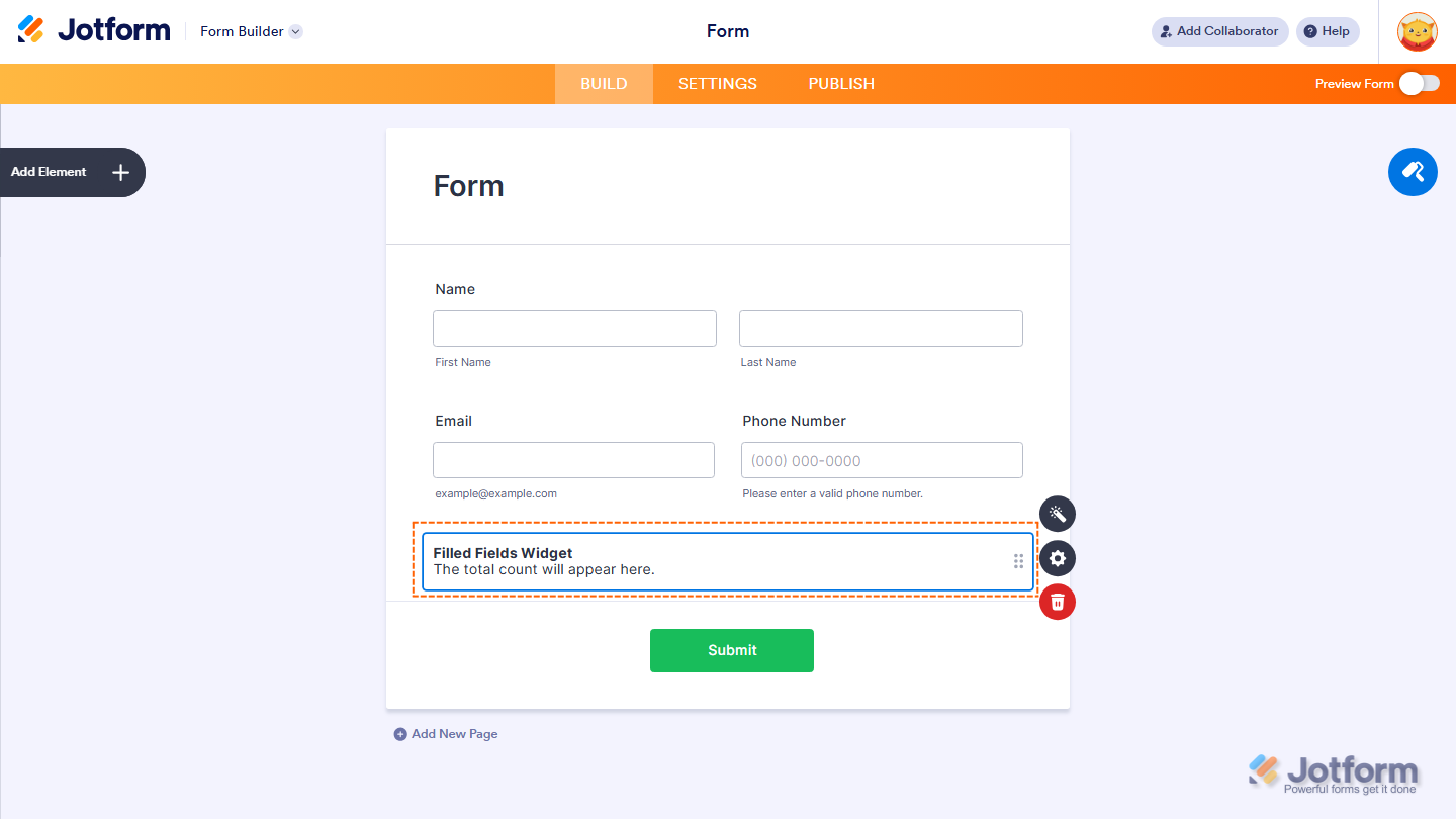 How to Add and Set Up the Filled Fields Widget on Your Form Image-1