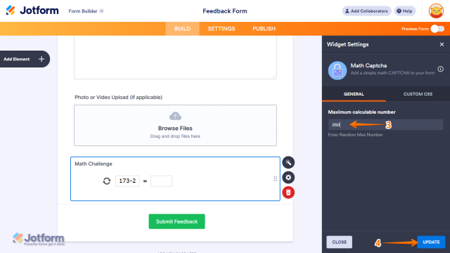 How to Add and Set Up the Math Captcha Widget on Your Form