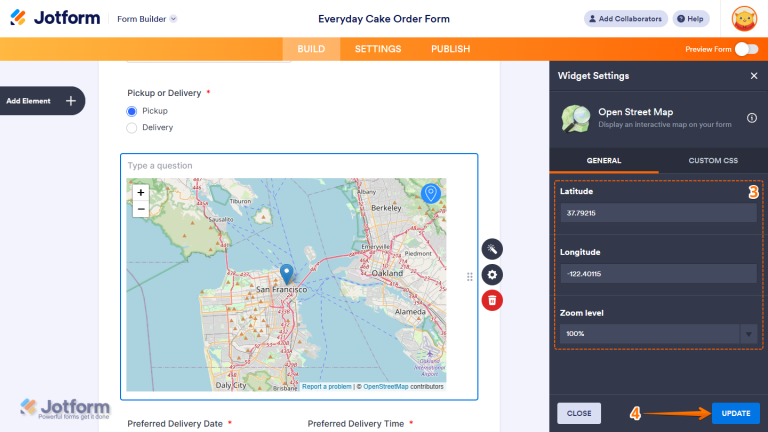 Map Form Completed How to Add and Set Up the Open Street Map Widget on Your Form