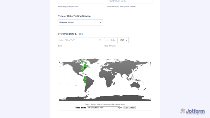 How to Add and Set Up the Timezone Picker Widget on Your Form
