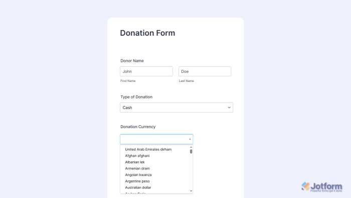 How to Add the Currency Picker Widget to Your Form
