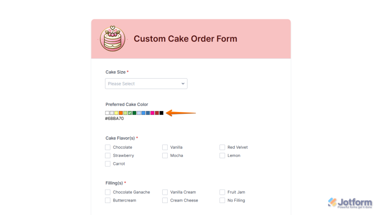 How to Add the Simple Color Picker Widget to Your Form