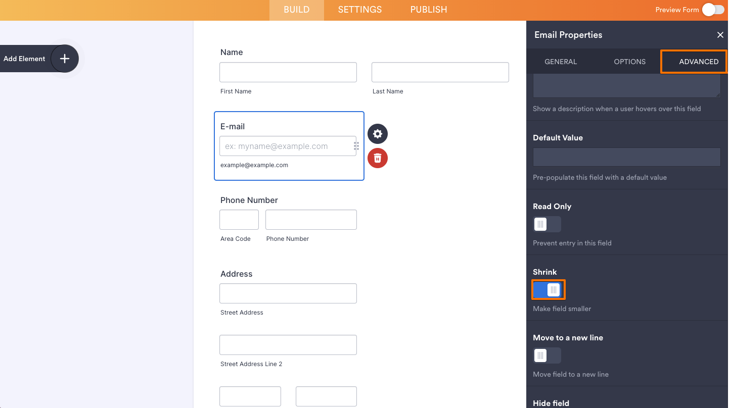 Setting Up Form Columns Image-2
