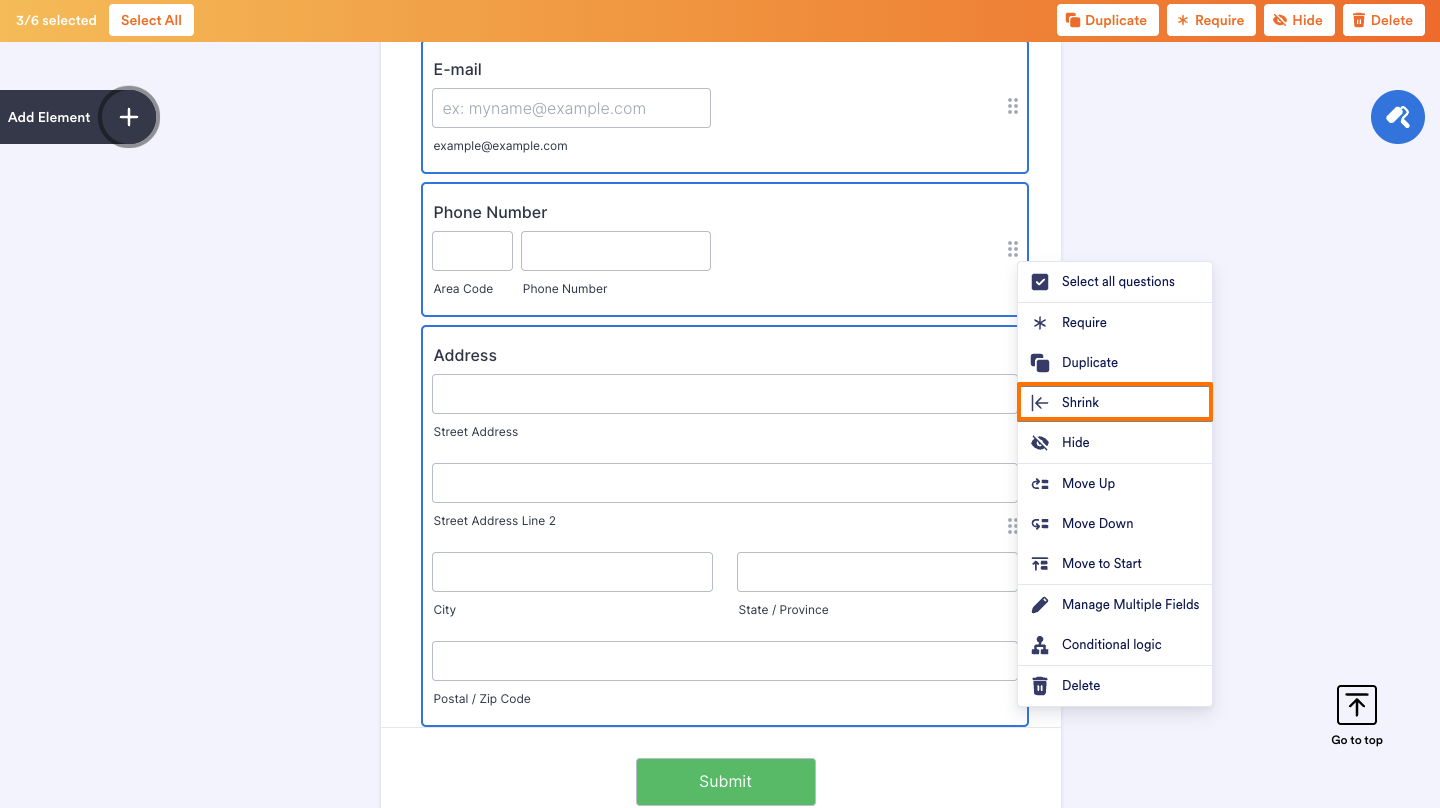 Setting Up Form Columns Image-3