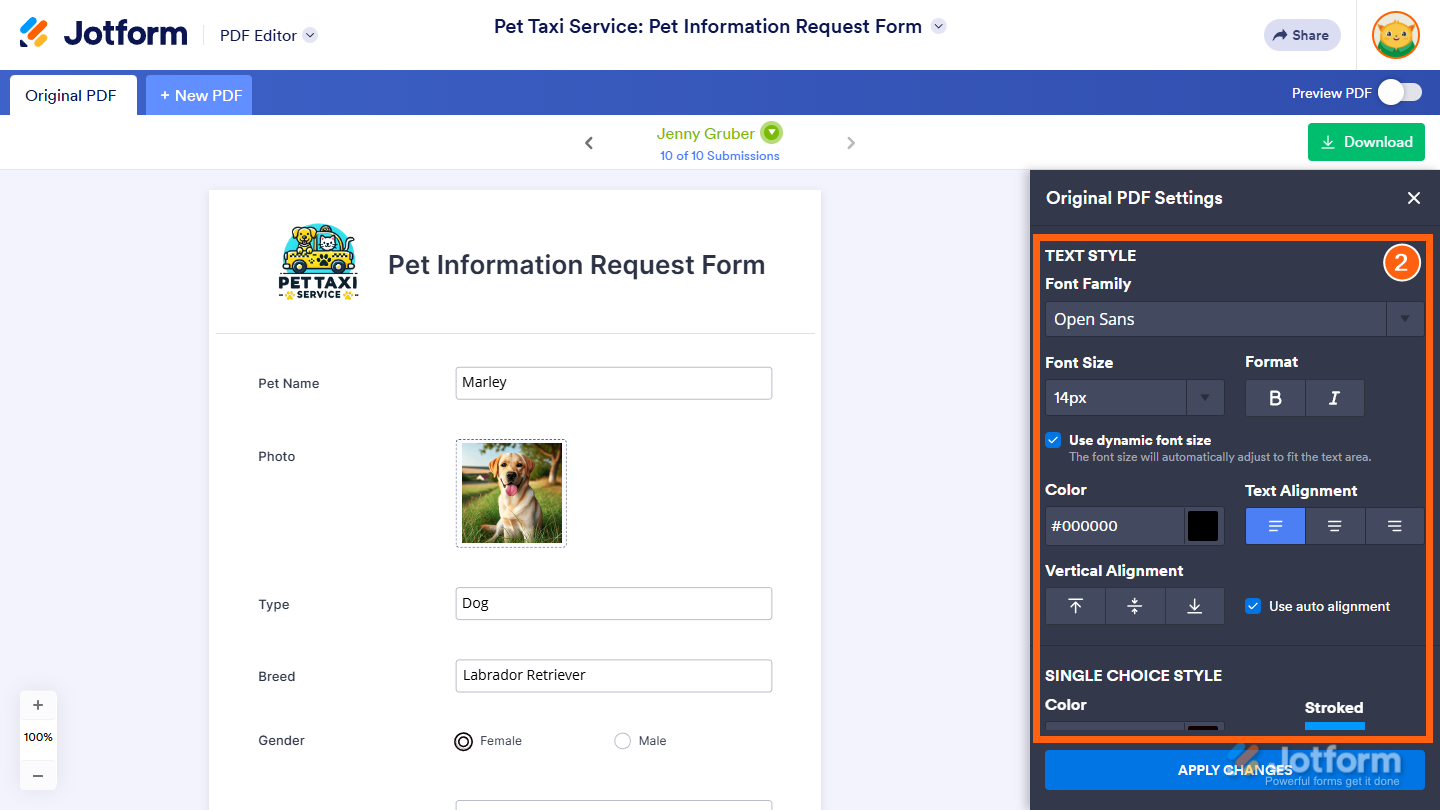 Wie funktioniert die PDF-Anbindung mit Smart PDF Forms? Image-7