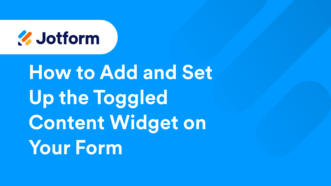 Jotform Widgets
