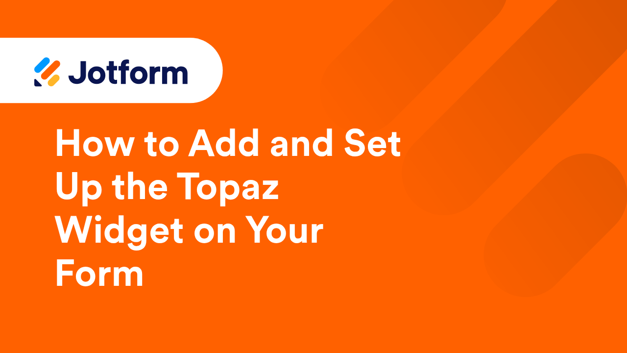 Jotform Widgets