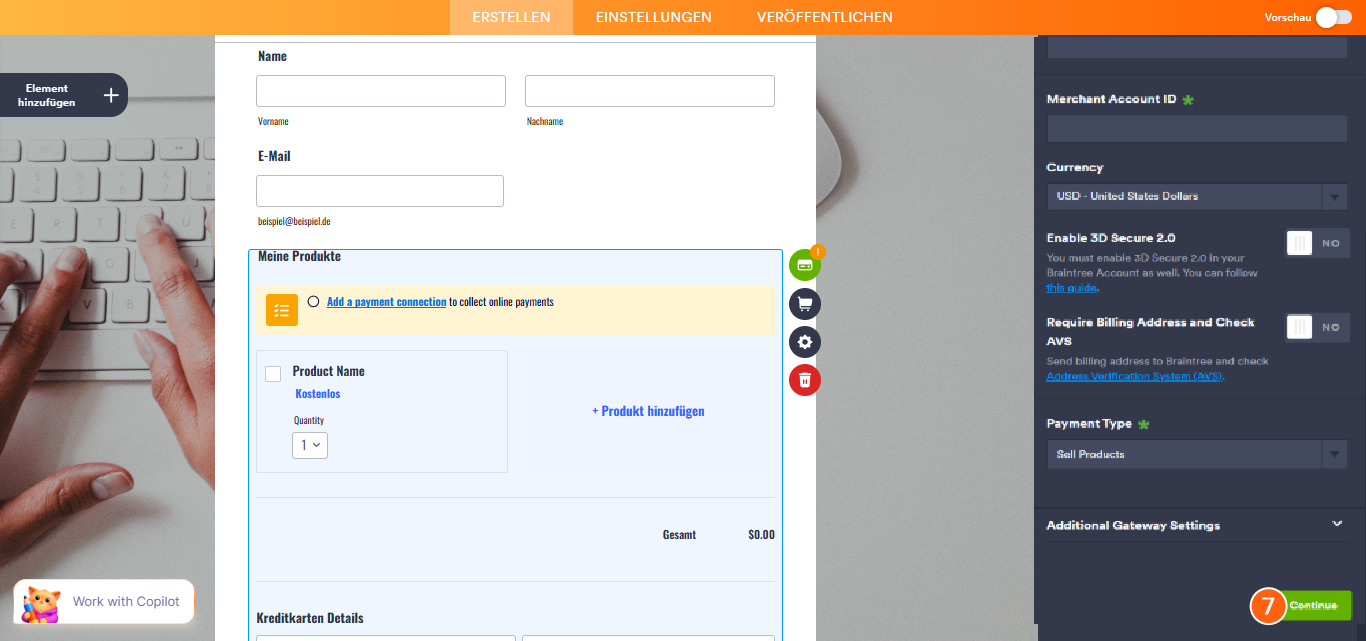 So integrieren Sie Ihr Formular in Braintree Image-7