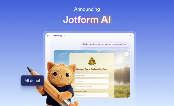 Announcing Jotform AI | The Jotform Newsletters