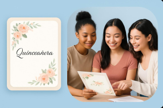 Quinceañera invitation wording: Etiquette, tips & template