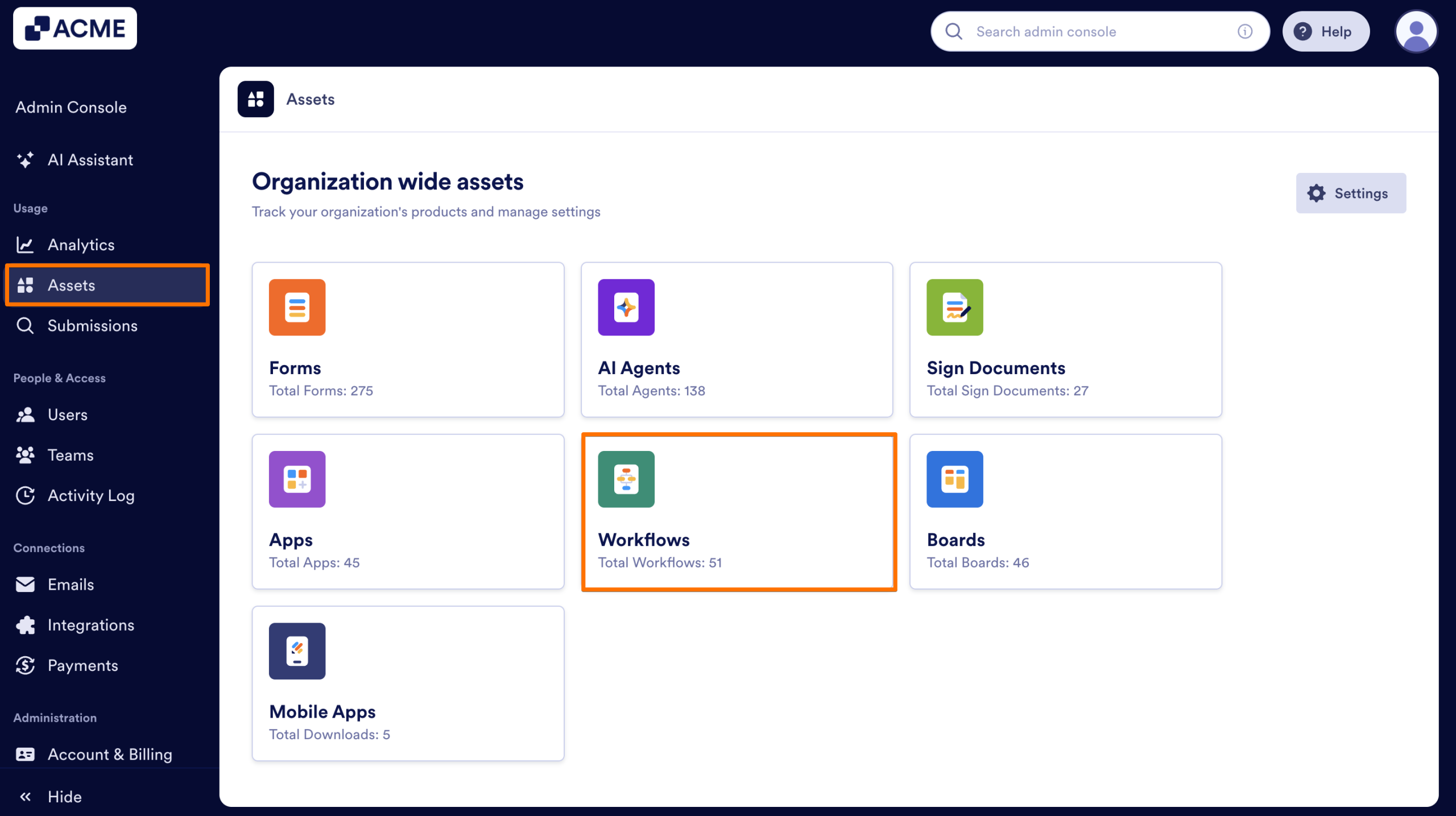 How to Archive or Unarchive Workflows in Your Organization from the Admin Console Image-1