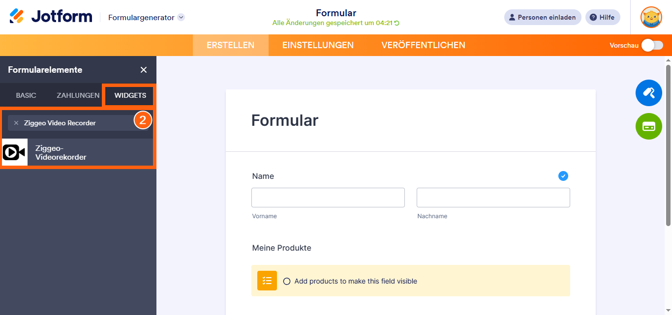So erfassen Sie Videoaufnahmen mit dem Ziggeo Video Rekorder Image-2