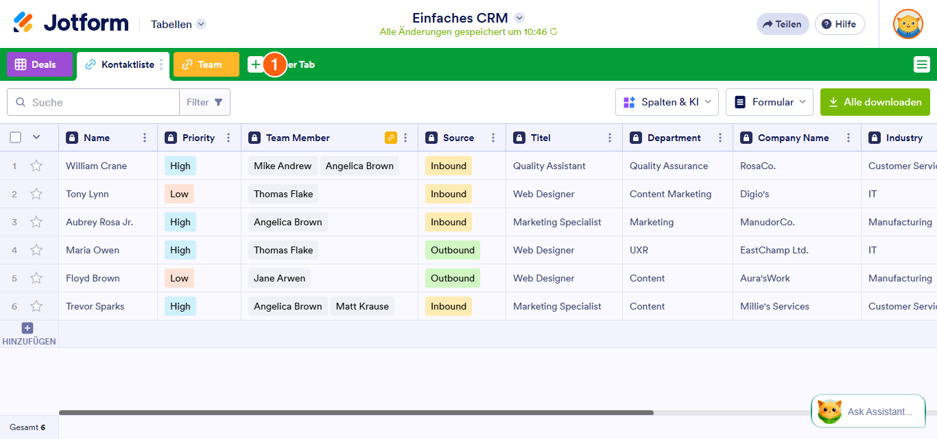 So fügen Sie eine Kartenansicht in Jotform Tabellen hinzu Image-2