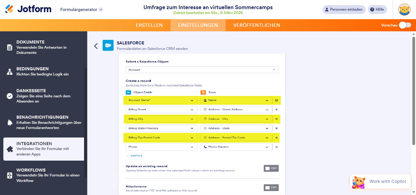So richten Sie die Duplikatsprüfung mit der Salesforce-Integration ein Image-1