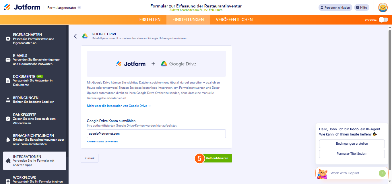 So speichern Sie das Original-PDF von Smart PDF Forms in Cloud-Diensten Image-2