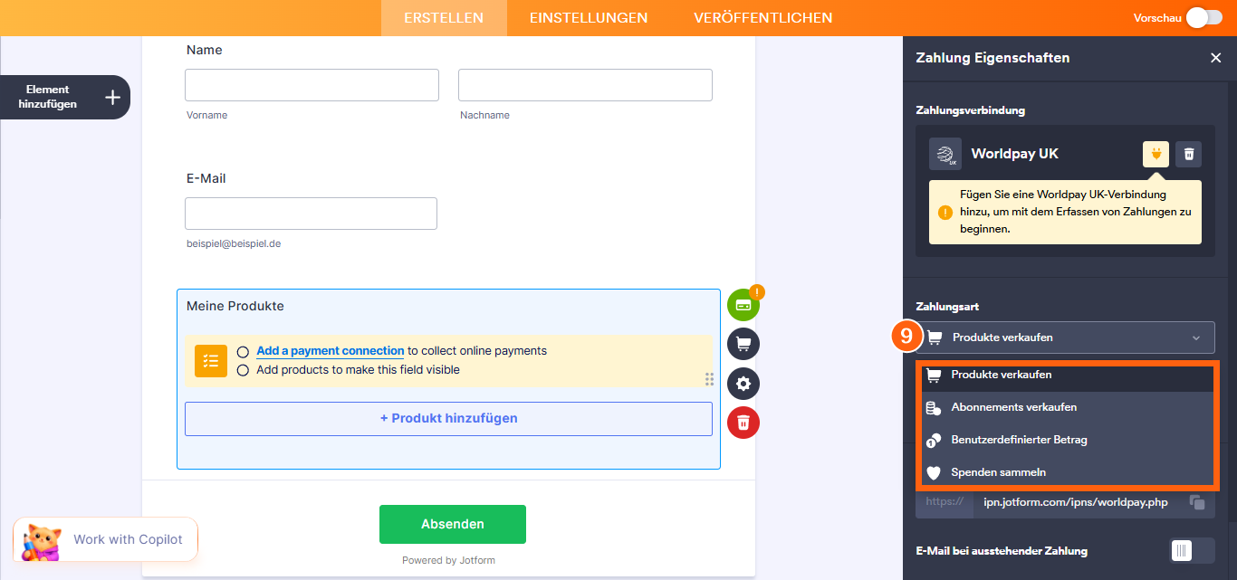 So integrieren Sie Ihr Formular mit Worldpay UK Image-13