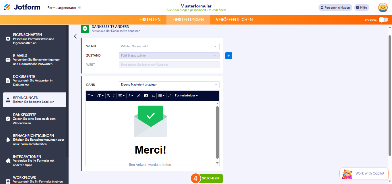So ändern Sie die Dankesnachricht je nach der im Formular ausgewählten Sprache Image-2