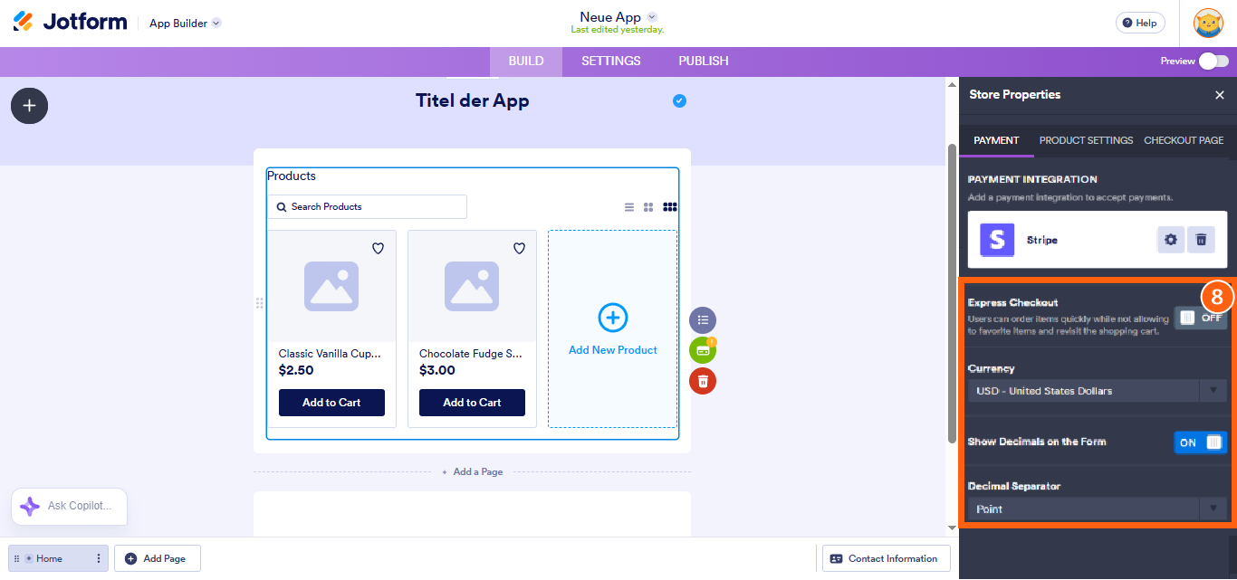 So erstellen Sie einen Jotform Store von Grund auf und veröffentlichen ihn Image-13