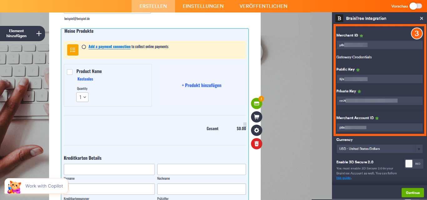 So integrieren Sie Ihr Formular in Braintree Image-3